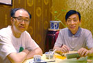 与第二军医大学内科主任博士导师朱梁合影